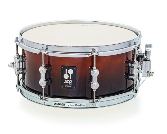 Sonor 13" x 6" AQ2 Maple Snaredrum / Brown Fade 